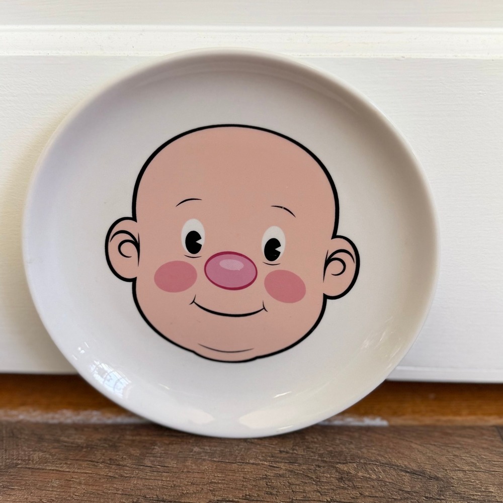 Fred & Friends Food Face‎ Ceramic Plate 8" Make Faces with Food Kids